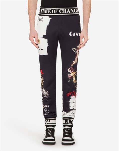 dolce gabbana jogging pants|dolce and gabbana tights.